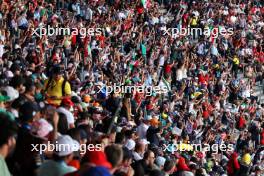 Circuit atmosphere - fans in the grandstand. 26.10.2024. Formula 1 World Championship, Rd 20, Mexican Grand Prix, Mexico City, Mexico, Qualifying Day.