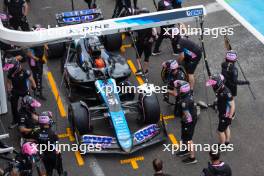 Esteban Ocon (FRA) Alpine F1 Team A524 in the pits. 26.10.2024. Formula 1 World Championship, Rd 20, Mexican Grand Prix, Mexico City, Mexico, Qualifying Day.