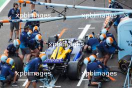 Franco Colapinto (ARG) Williams Racing FW46 in the pits. 26.10.2024. Formula 1 World Championship, Rd 20, Mexican Grand Prix, Mexico City, Mexico, Qualifying Day.