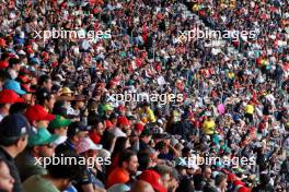 Circuit atmosphere - fans in the grandstand. 26.10.2024. Formula 1 World Championship, Rd 20, Mexican Grand Prix, Mexico City, Mexico, Qualifying Day.