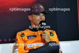 Lando Norris (GBR) McLaren in the post qualifying FIA Press Conference. 26.10.2024. Formula 1 World Championship, Rd 20, Mexican Grand Prix, Mexico City, Mexico, Qualifying Day.