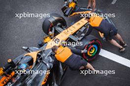 Oscar Piastri (AUS) McLaren MCL38 in the pits. 26.10.2024. Formula 1 World Championship, Rd 20, Mexican Grand Prix, Mexico City, Mexico, Qualifying Day.