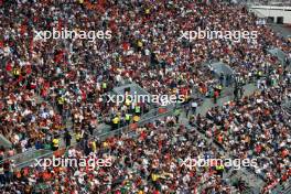 Circuit atmosphere - fans in the grandstand. 26.10.2024. Formula 1 World Championship, Rd 20, Mexican Grand Prix, Mexico City, Mexico, Qualifying Day.