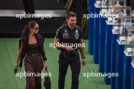 Carmen Montero Mundt with Aleix Casanovas, Mercedes AMG F1 Trainer. 26.10.2024. Formula 1 World Championship, Rd 20, Mexican Grand Prix, Mexico City, Mexico, Qualifying Day.