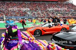 (L to R): Esteban Ocon (FRA) Alpine F1 Team and Pierre Gasly (FRA) Alpine F1 Team on the drivers' parade. 27.10.2024. Formula 1 World Championship, Rd 20, Mexican Grand Prix, Mexico City, Mexico, Race Day.