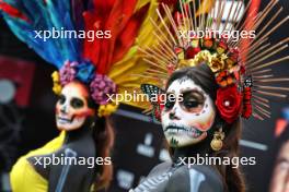 Paddock atmosphere - Day of the Dead costume wearers. 24.10.2024. Formula 1 World Championship, Rd 20, Mexican Grand Prix, Mexico City, Mexico, Preparation Day.