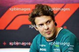 Felipe Drugovich (BRA) Aston Martin F1 Team, Reserve and Development Programme Driver in the FIA Press Conference. 24.10.2024. Formula 1 World Championship, Rd 20, Mexican Grand Prix, Mexico City, Mexico, Preparation Day.