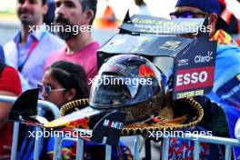 Circuit atmosphere - Sergio Perez (MEX) Red Bull Racing fans. 24.10.2024. Formula 1 World Championship, Rd 20, Mexican Grand Prix, Mexico City, Mexico, Preparation Day.