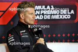 Nico Hulkenberg (GER) Haas F1 Team in the FIA Press Conference. 24.10.2024. Formula 1 World Championship, Rd 20, Mexican Grand Prix, Mexico City, Mexico, Preparation Day.