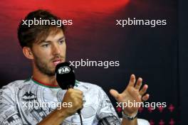 Pierre Gasly (FRA) Alpine F1 Team in the FIA Press Conference. 24.10.2024. Formula 1 World Championship, Rd 20, Mexican Grand Prix, Mexico City, Mexico, Preparation Day.