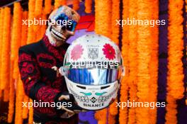 The helmet of Pierre Gasly (FRA) Alpine F1 Team. 24.10.2024. Formula 1 World Championship, Rd 20, Mexican Grand Prix, Mexico City, Mexico, Preparation Day.