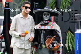 Esteban Ocon (FRA) Alpine F1 Team with Day of the Dead costume wearer. 24.10.2024. Formula 1 World Championship, Rd 20, Mexican Grand Prix, Mexico City, Mexico, Preparation Day.