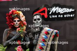 Paddock atmosphere - Day of the Dead costume wearers. 24.10.2024. Formula 1 World Championship, Rd 20, Mexican Grand Prix, Mexico City, Mexico, Preparation Day.