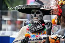 Paddock atmosphere - Day of the Dead costume wearers. 24.10.2024. Formula 1 World Championship, Rd 20, Mexican Grand Prix, Mexico City, Mexico, Preparation Day.