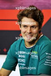 Felipe Drugovich (BRA) Aston Martin F1 Team, Reserve and Development Programme Driver in the FIA Press Conference. 24.10.2024. Formula 1 World Championship, Rd 20, Mexican Grand Prix, Mexico City, Mexico, Preparation Day.