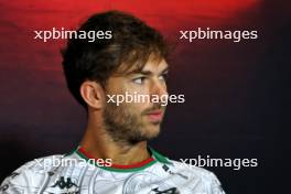 Pierre Gasly (FRA) Alpine F1 Team in the FIA Press Conference. 24.10.2024. Formula 1 World Championship, Rd 20, Mexican Grand Prix, Mexico City, Mexico, Preparation Day.