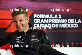 Nico Hulkenberg (GER) Haas F1 Team in the FIA Press Conference. 24.10.2024. Formula 1 World Championship, Rd 20, Mexican Grand Prix, Mexico City, Mexico, Preparation Day.