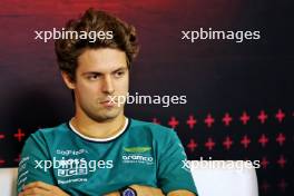 Felipe Drugovich (BRA) Aston Martin F1 Team, Reserve and Development Programme Driver in the FIA Press Conference. 24.10.2024. Formula 1 World Championship, Rd 20, Mexican Grand Prix, Mexico City, Mexico, Preparation Day.