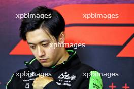 Zhou Guanyu (CHN) Sauber in the FIA Press Conference. 24.10.2024. Formula 1 World Championship, Rd 20, Mexican Grand Prix, Mexico City, Mexico, Preparation Day.