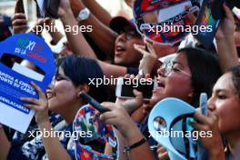 Circuit atmosphere - Sergio Perez (MEX) Red Bull Racing fans. 24.10.2024. Formula 1 World Championship, Rd 20, Mexican Grand Prix, Mexico City, Mexico, Preparation Day.