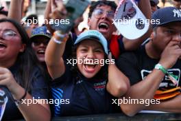 Circuit atmosphere - Sergio Perez (MEX) Red Bull Racing fans. 24.10.2024. Formula 1 World Championship, Rd 20, Mexican Grand Prix, Mexico City, Mexico, Preparation Day.