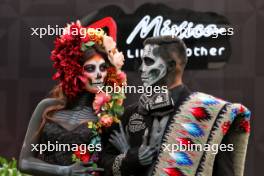 Paddock atmosphere - Day of the Dead costume wearers. 24.10.2024. Formula 1 World Championship, Rd 20, Mexican Grand Prix, Mexico City, Mexico, Preparation Day.