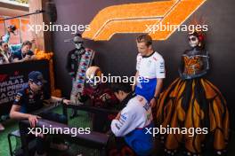 (L to R): Max Verstappen (NLD) Red Bull Racing with Yuki Tsunoda (JPN) RB and Liam Lawson (NZL) RB. 24.10.2024. Formula 1 World Championship, Rd 20, Mexican Grand Prix, Mexico City, Mexico, Preparation Day.