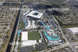 An aerial view of the circuit. 03.05.2024. Formula 1 World Championship, Rd 6, Miami Grand Prix, Miami, Florida, USA, Sprint Qualifying Day.
