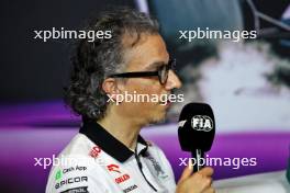 Laurent Mekies (FRA) RB Technical Director in the FIA Press Conference. 03.05.2024. Formula 1 World Championship, Rd 6, Miami Grand Prix, Miami, Florida, USA, Sprint Qualifying Day.
