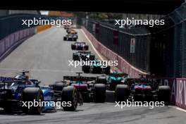 (L to R): Esteban Ocon (FRA) Alpine F1 Team A524 and Pierre Gasly (FRA) Alpine F1 Team A524 battle for position. 05.05.2024. Formula 1 World Championship, Rd 6, Miami Grand Prix, Miami, Florida, USA, Race Day.