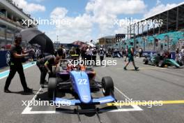 Aurelia Nobels (BRA) ART on the grid. 04.05.2024. FIA Formula Academy, Rd 2, Race 1, Miami, Florida, USA, Saturday.