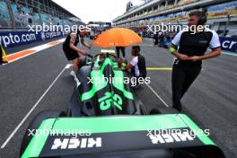 Carrie Schreiner (GER) Campos Racing on the grid. 05.05.2024. FIA Formula Academy, Rd 2, Race 2, Miami, Florida, USA, Sunday.