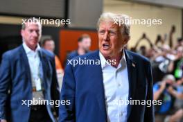 Donald Trump (USA) Politician and Businesman. 05.05.2024. Formula 1 World Championship, Rd 6, Miami Grand Prix, Miami, Florida, USA, Race Day.