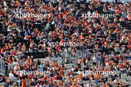 Circuit atmosphere - fans in the grandstand. 23.08.2024. Formula 1 World Championship, Rd 15, Dutch Grand Prix, Zandvoort, Netherlands, Practice Day.