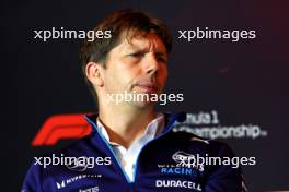 James Vowles (GBR) Williams Racing Team Principal in the FIA Press Conference. 23.08.2024. Formula 1 World Championship, Rd 15, Dutch Grand Prix, Zandvoort, Netherlands, Practice Day.