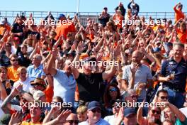 Circuit atmosphere - fans in the grandstand. 23.08.2024. Formula 1 World Championship, Rd 15, Dutch Grand Prix, Zandvoort, Netherlands, Practice Day.