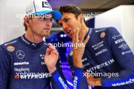 (L to R): Logan Sargeant (USA) Williams Racing and team mate Alexander Albon (THA) Williams Racing. 23.08.2024. Formula 1 World Championship, Rd 15, Dutch Grand Prix, Zandvoort, Netherlands, Practice Day.