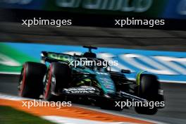 Lance Stroll (CDN) Aston Martin F1 Team AMR24. 23.08.2024. Formula 1 World Championship, Rd 15, Dutch Grand Prix, Zandvoort, Netherlands, Practice Day.