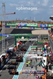 Lando Norris (GBR) McLaren MCL38 leaves the pits. 23.08.2024. Formula 1 World Championship, Rd 15, Dutch Grand Prix, Zandvoort, Netherlands, Practice Day.