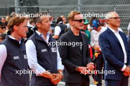 Prince Bernhard of Orange-Nassau, van Vollenhoven (NLD) Zandvoort Circuit Co-Ownerwith Stefano Domenicali (ITA) Formula One President and CEO on the grid. 25.08.2024. Formula 1 World Championship, Rd 15, Dutch Grand Prix, Zandvoort, Netherlands, Race Day.