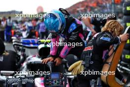 Pierre Gasly (FRA) Alpine F1 Team A524 on the grid. 25.08.2024. Formula 1 World Championship, Rd 15, Dutch Grand Prix, Zandvoort, Netherlands, Race Day.