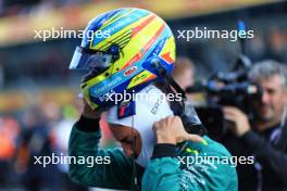 Fernando Alonso (ESP) Aston Martin F1 Team on the grid. 25.08.2024. Formula 1 World Championship, Rd 15, Dutch Grand Prix, Zandvoort, Netherlands, Race Day.