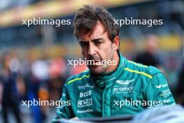 Fernando Alonso (ESP) Aston Martin F1 Team on the grid. 25.08.2024. Formula 1 World Championship, Rd 15, Dutch Grand Prix, Zandvoort, Netherlands, Race Day.