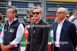 Prince Bernhard of Orange-Nassau, van Vollenhoven (NLD) Zandvoort Circuit Co-Owner with Stefano Domenicali (ITA) Formula One President and CEO on the grid. 25.08.2024. Formula 1 World Championship, Rd 15, Dutch Grand Prix, Zandvoort, Netherlands, Race Day.