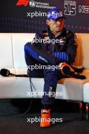 Max Verstappen (NLD) Red Bull Racing in the post race FIA Press Conference. 25.08.2024. Formula 1 World Championship, Rd 15, Dutch Grand Prix, Zandvoort, Netherlands, Race Day.