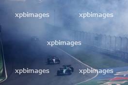 Lance Stroll (CDN) Aston Martin F1 Team AMR24 at the end of the race. 25.08.2024. Formula 1 World Championship, Rd 15, Dutch Grand Prix, Zandvoort, Netherlands, Race Day.