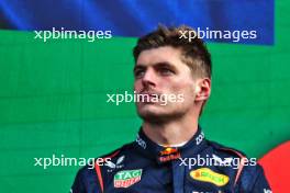 Max Verstappen (NLD) Red Bull Racing, second position, on the podium. 25.08.2024. Formula 1 World Championship, Rd 15, Dutch Grand Prix, Zandvoort, Netherlands, Race Day.