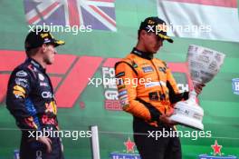 Lando Norris (GBR), McLaren F1 Team Max Verstappen (NLD), Red Bull Racing  25.08.2024. Formula 1 World Championship, Rd 15, Dutch Grand Prix, Zandvoort, Netherlands, Race Day.