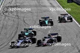 Alexander Albon (THA) Williams Racing FW46 and Pierre Gasly (FRA) Alpine F1 Team A524 battle for position. 25.08.2024. Formula 1 World Championship, Rd 15, Dutch Grand Prix, Zandvoort, Netherlands, Race Day.