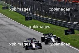 Esteban Ocon (FRA) Alpine F1 Team A524 and Alexander Albon (THA) Williams Racing FW46 battle for position. 25.08.2024. Formula 1 World Championship, Rd 15, Dutch Grand Prix, Zandvoort, Netherlands, Race Day.